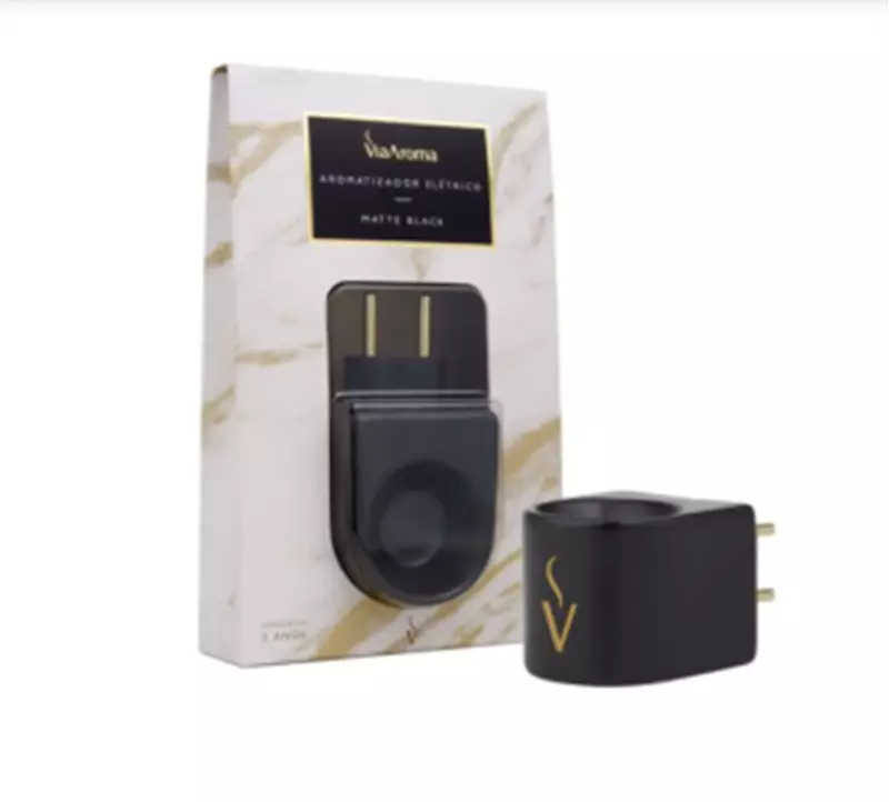 Aromatizador Elétrico Bivolt de Porcelana - Matte Black