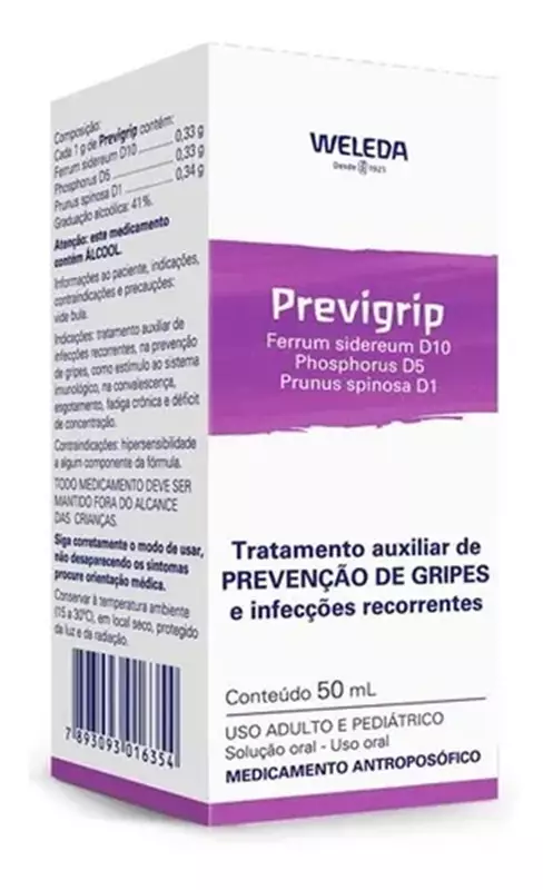 Previgrip solução oral  Weleda