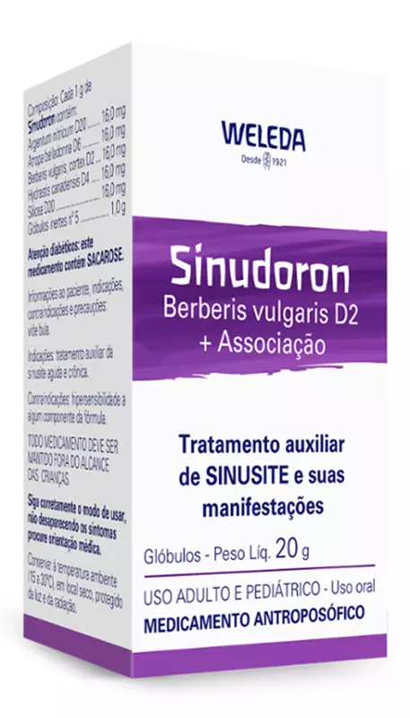 Sinudoron glóbulos  Weleda