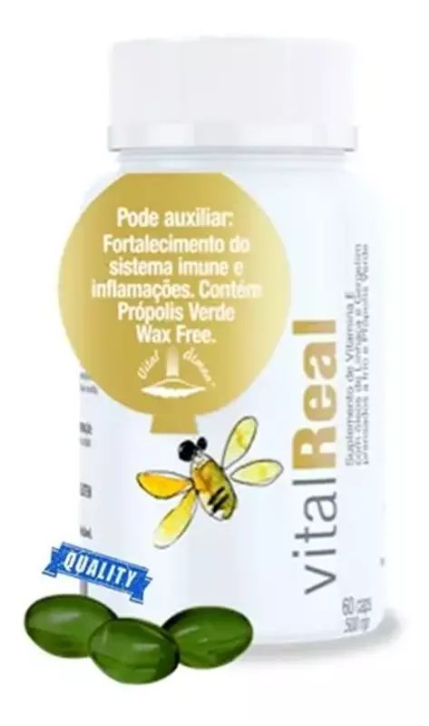 Vital Real 500mg 30 cápsulas  Vital Atman