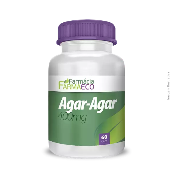 Agar-Agar 400mg 60 Cápsulas