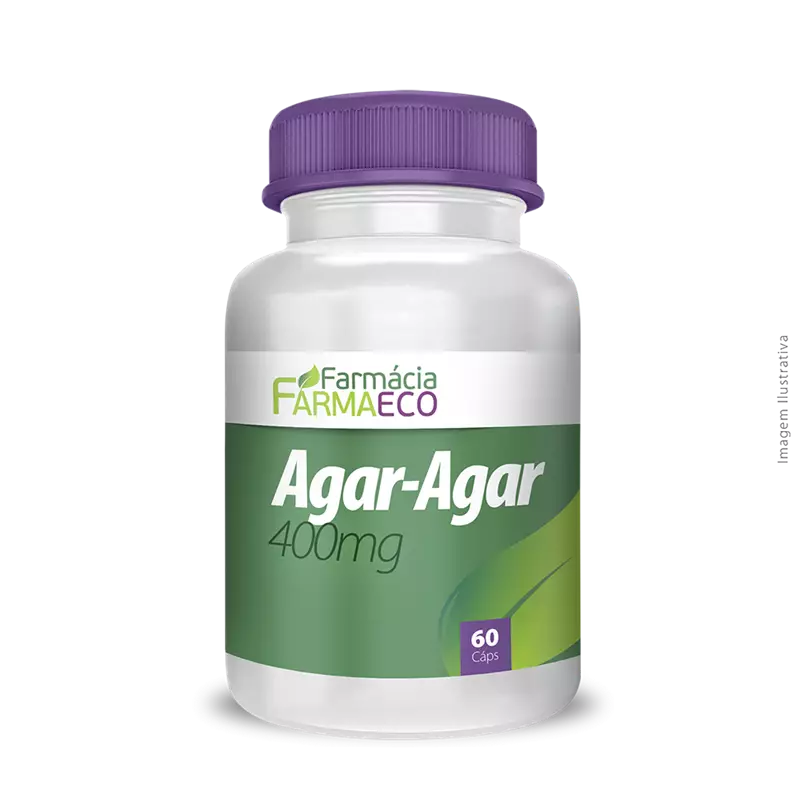 Agar-Agar 400mg 60 Cápsulas