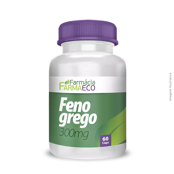 Feno grego 300mg 60 cápsulas