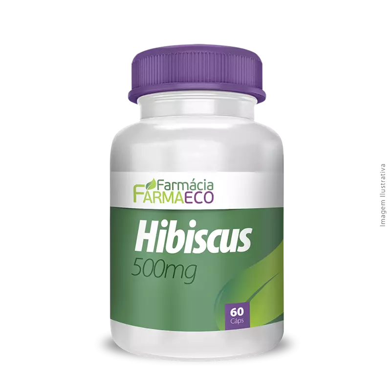 Hibiscus 500mg 60 cápsulas
