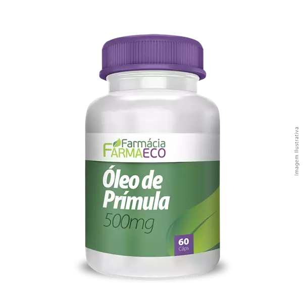 Óleo de Prímula 500mg 60 cápsulas