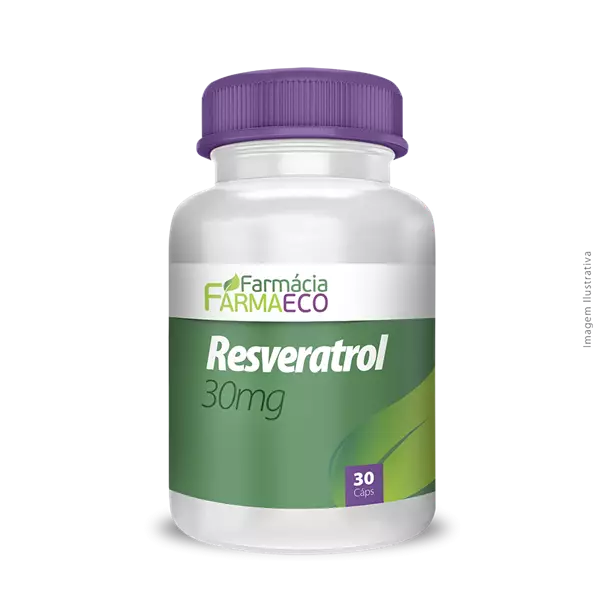 Resveratrol 30mg 30 cápsulas