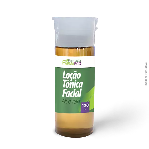 Loção Tônica Facial Aloe Vera 120ml