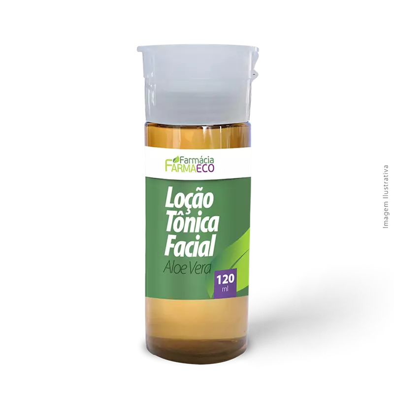 Loção Tônica Facial Aloe Vera 120ml