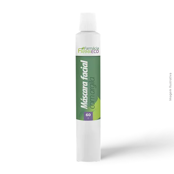 Máscara facial com argila 60g Máscara facial com argila 60g