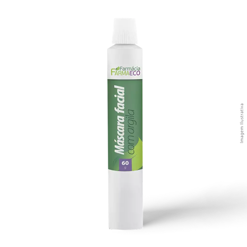 Máscara facial com argila 60g