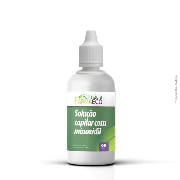 Solução Capilar Anti queda com Minoxidil 60ml