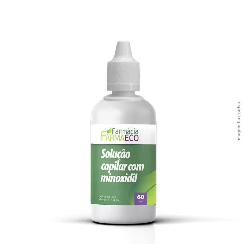 Solução Capilar Anti queda com Minoxidil 60ml